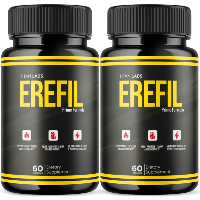 (2 Pack) Erefil Advanced Male Health Support Vitamin Supplement Ere Fil 120 Caps