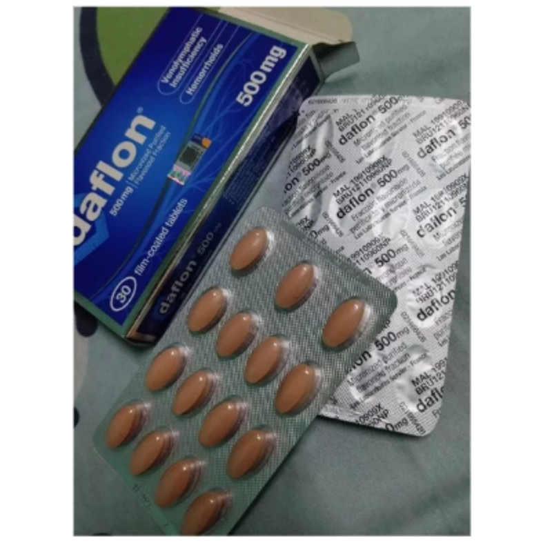 (FREE SHIP) Up to 1 x DAFLON 500mg 30s Tablets Plant-Based Flavonoid Supplement gallery