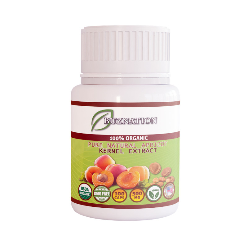 Organic Apricot Extract Boosts Metabolism & Healthy Skin Organic 100 Caps 500mg gallery