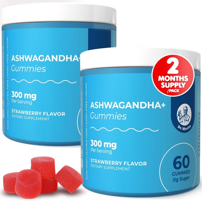 DR. MORITZ Ashwagandha Gummies for Calm, Relaxation, and Immune Support- 08/27
