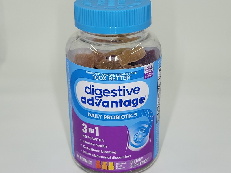 Digestive Advantage 3 In 1, 60ct Gummies. EXP: March 2026