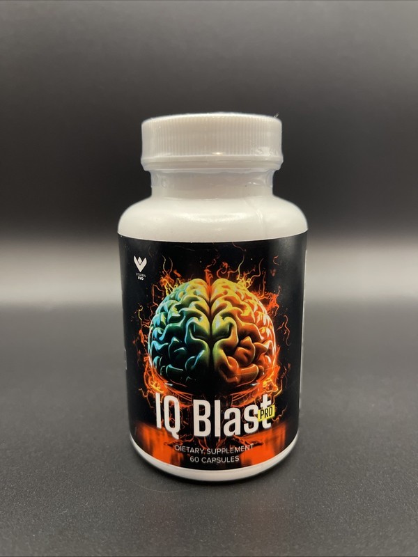 IQ Blast Pro Brain Supplement for Brain Fog and Memory Loss -60 Capsules