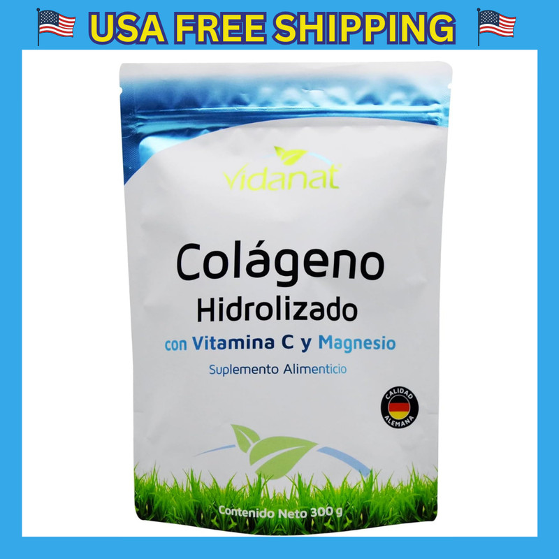 Colageno Hidrolizado 16 Oz En Polvo Con Vitamina C Biotina For Women Sin Sabor
