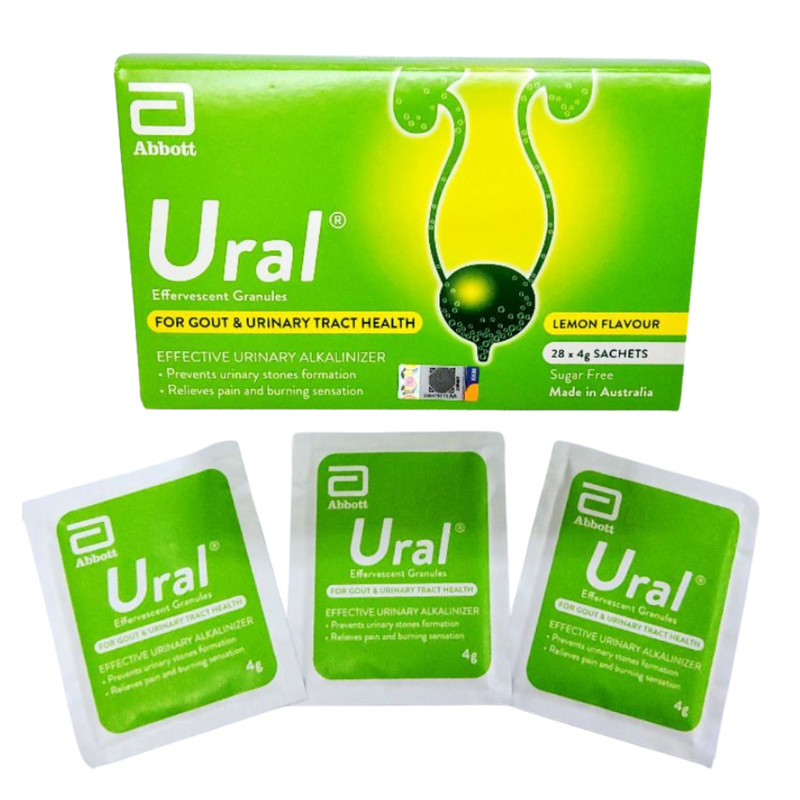 1 X Abbott Ural Effervescent Granules – Lemon Urine Alkaliniser 28 Sachets gallery