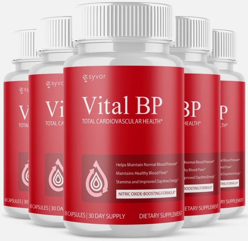 (1-5 Pack) Vital BP Advanced Blood Support Vitamin Formula VitalBP 60 Capsules