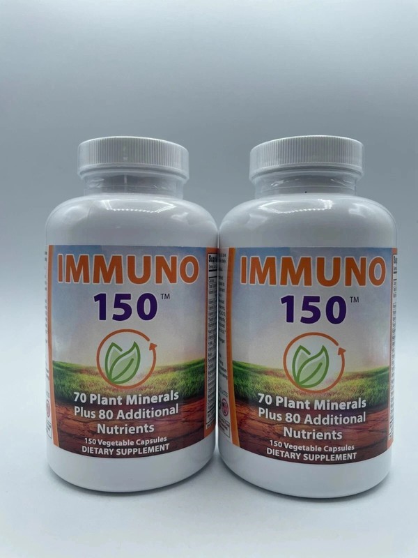 IMMUNO 150 THE ULTIMATE MULTI VITAMIN, IMMUNE BOOSTER. SET OF TWO BOTTLES 05/27