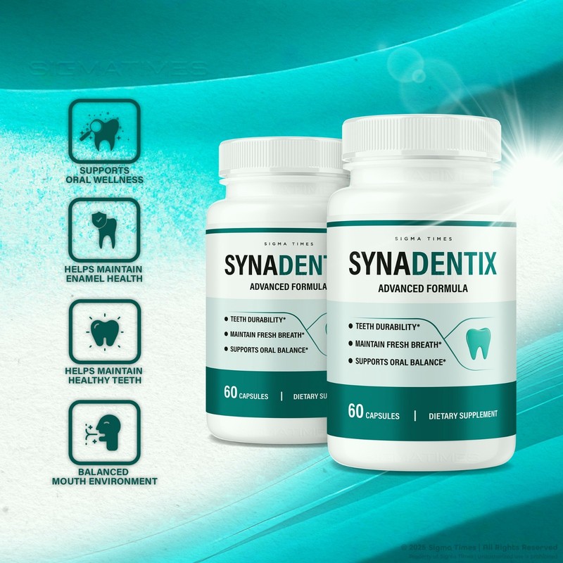 SynaDentix Capsules, Syna Dentix Oral and Dental Health Support - 5 Pack gallery