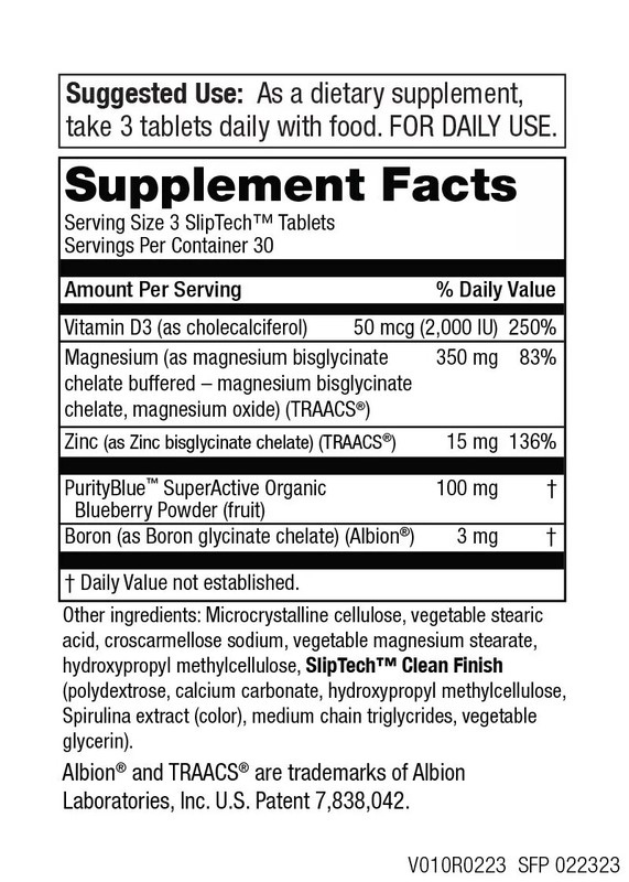 Purity Products MagBlue Magnesium Bisglycinate/TRAACS/Vitamin D/Zinc 90 Tabs gallery