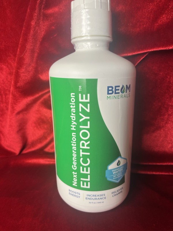 Beam Minerals Electrolyze Liquid Electrolyte Replenishment 32oz 946mL New Sealed