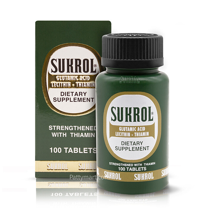 Sukrol Dietary Supplement Strengthened with Thiamin 100 Tabs