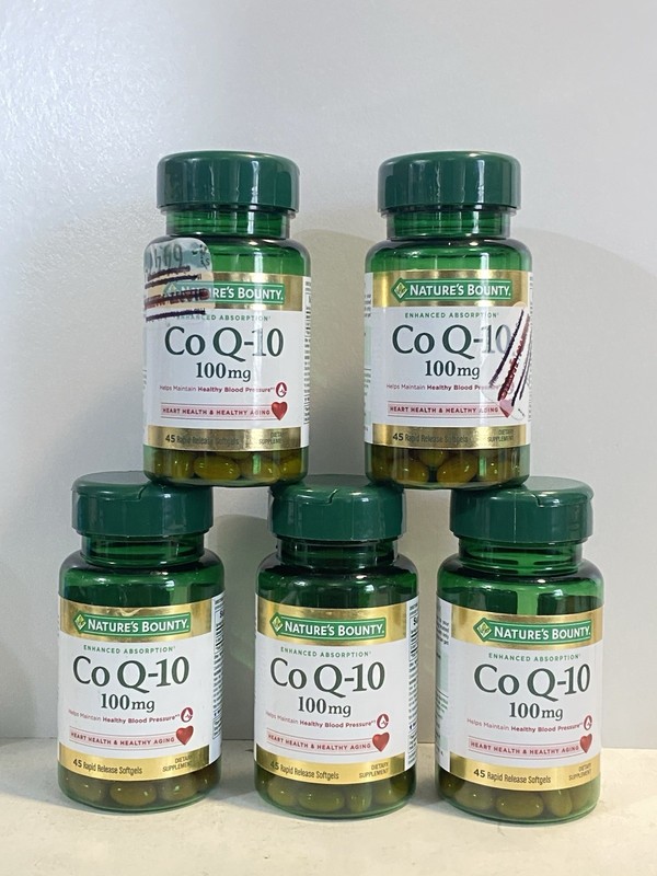 Nature’s Bounty ~ CoQ10 100 mg ~ 225 Rapid Softgels Total ~ Exp 07/2027
