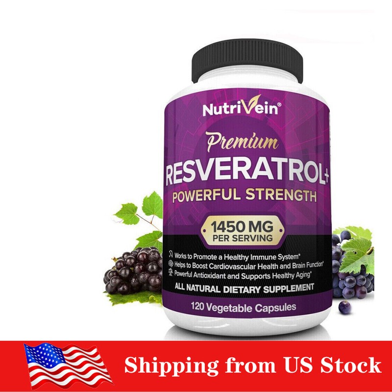 Nutrivein Resveratrol 1450mg – Protects skin cells from damage reduces wrinkles
