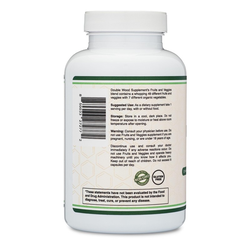 Fruits and Veggies Supplement (Daily Blend of 49 180 Count (Pack 1) gallery