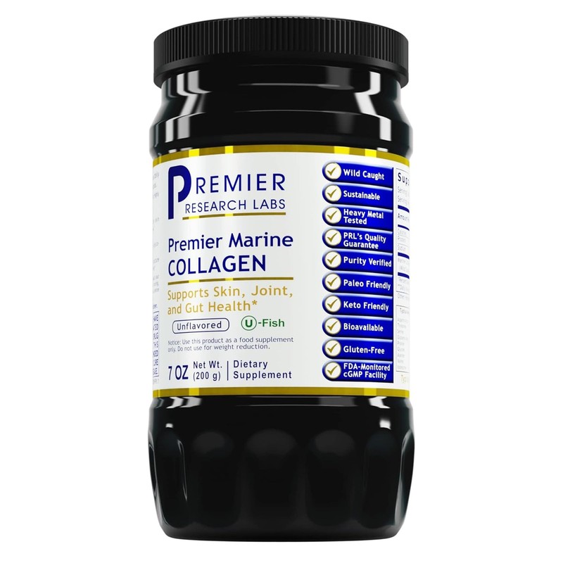 Premier Research Labs Marine Collagen Marine Collagen Peptides, Hydrolyzed M…
