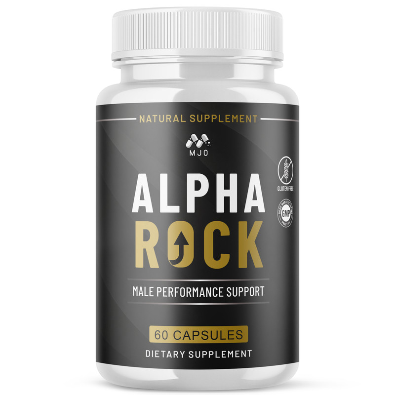 (1 Pack) Alpha Rock Advanced Male Health Support Formula AlphaRock 60 Capsules