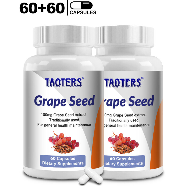 Grape Seed Extract Capsules -Support for smooth &elastic skin,maintaining health
