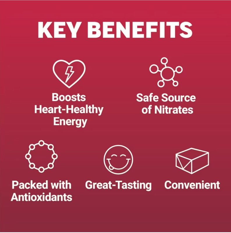 Total Beets Soft Chews 90ct Acai Berry Nitric Oxide Energy Heart Support gallery