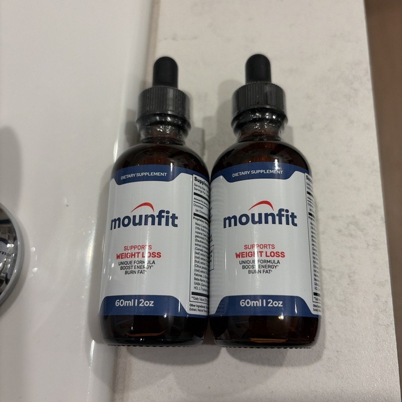 (2 Pack) Mounfit Drops Moun Fit Overall Health & Wellness Supplement (4oz)