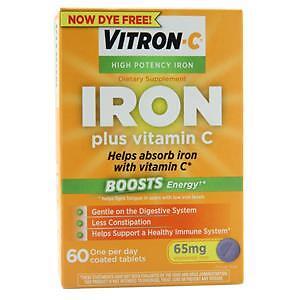 Vitron-C Iron plus Vitamin C 60 tabs