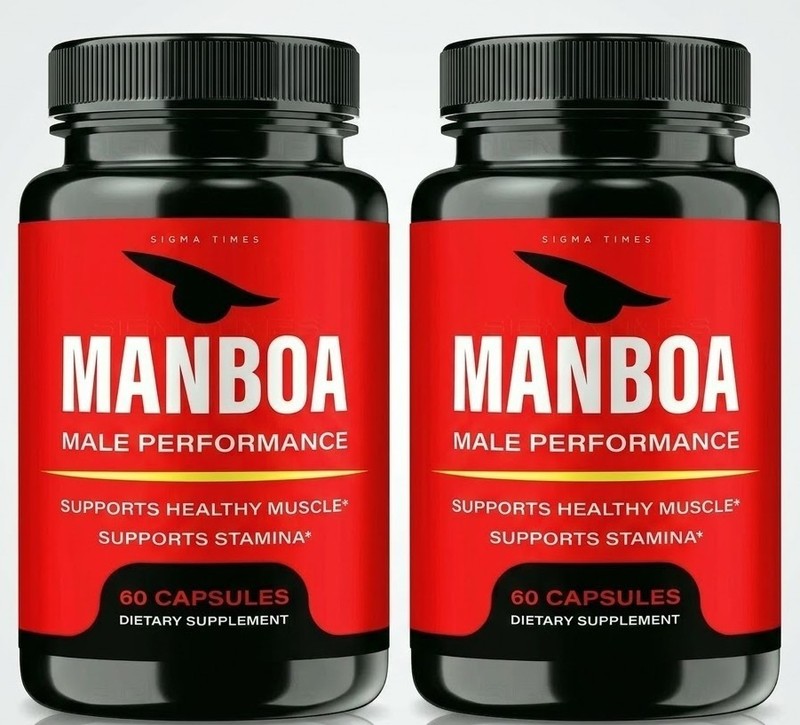 Manboa Caps for Men, Advanced Man Boa for Male Health Support 60ct FS/ Pack of 2
