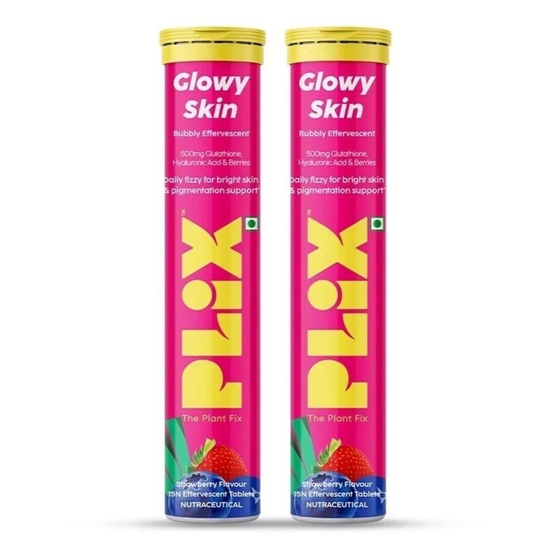 PLIX - THE PLANT FIX Glutathione 15 Tablets With Vitamin C Pack Of 2 Strawberry gallery
