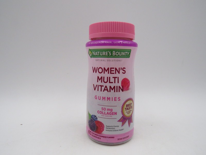 Women’s Multi Vitamin 80 Gummies 50mg Collagen Optimal Woman Health EXP 10/26