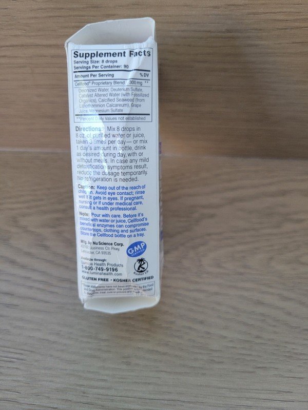 Cellfood Liquid Concentrate 1 fl oz FRESH MADE IN USA, Exp. 06/2030 gallery