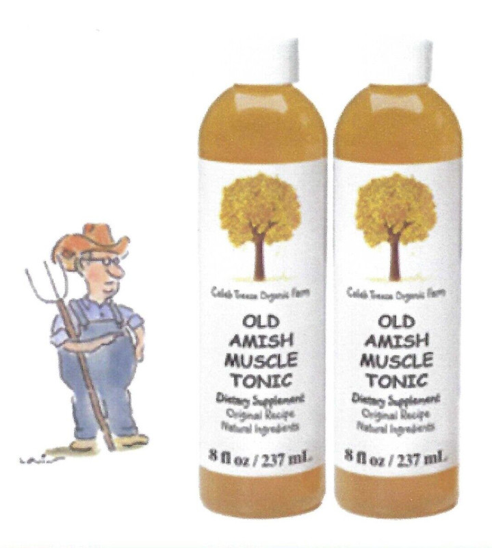 2 BOTTLES FORMALLY STOPS LEG AND FOOT CRAMPS PAIN NATURALLY FACTORY SEALED AMISH