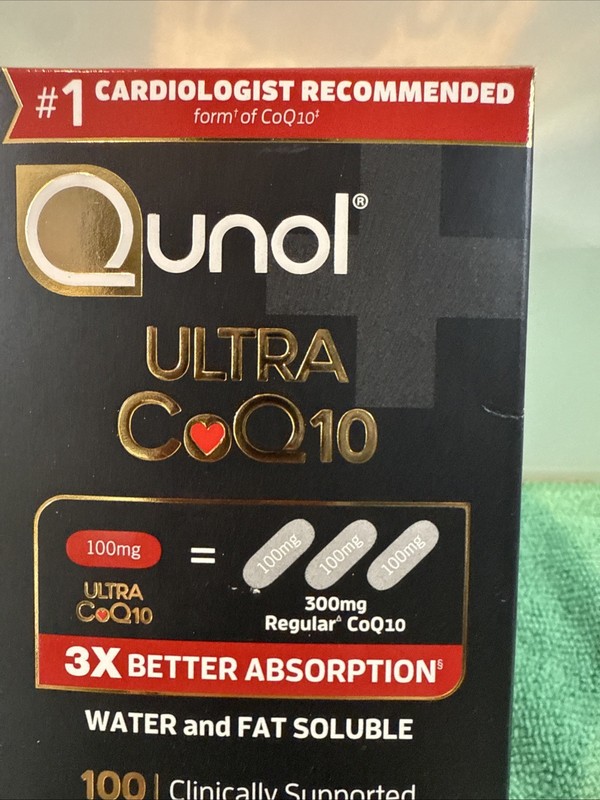 Qunol Ultra CoQ10 100mg Clinical Strength- 1 Month Supply- 30 Softgels 7/2027+ gallery