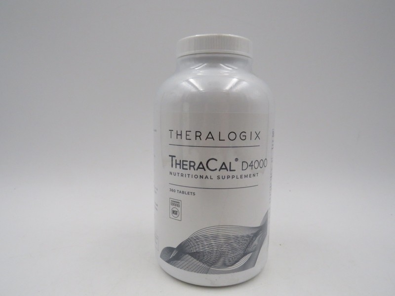 Theralogix TheraCal D4000 Bone Health Support Supplement 360 Tablets Exp 09/27