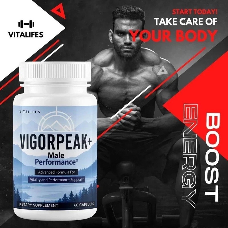Vigor Peak+ Advanced Male Max Support Supplement Vigorpeak 60 Capsules