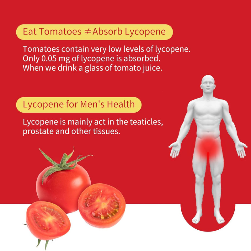 Lycopene Supplement 100Mg, Natural Tomato Extract with Reishi Mushroom 200Mg, Mu gallery