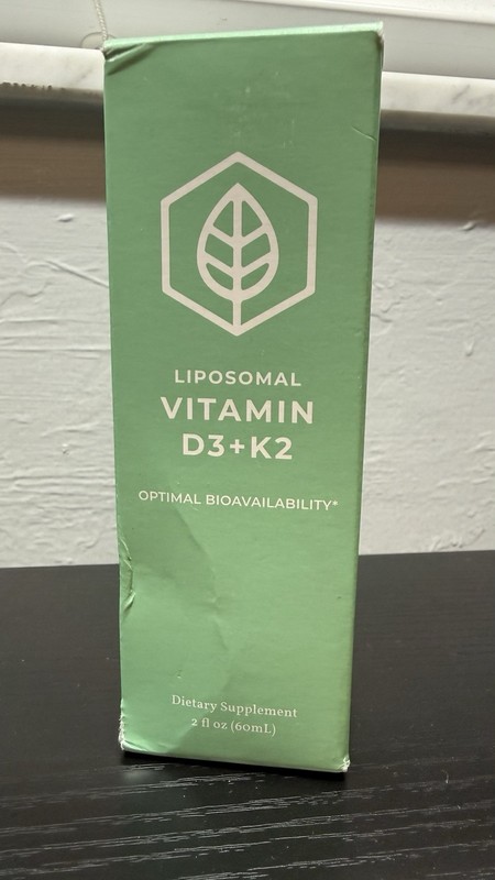Terra Health Essentials Vitamin D3 K2 Selenium CoQ10 Liquid Peppermint 2 fl oz