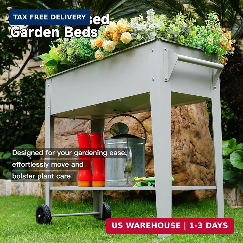 LEETOLLA 𝐑𝐚𝐢𝐬𝐞𝐝 𝐆𝐚𝐫𝐝𝐞𝐧 𝐁𝐞𝐝 𝐎𝐮𝐭𝐝𝐨𝐨𝐫 Elevate Herb Garden Pla gallery