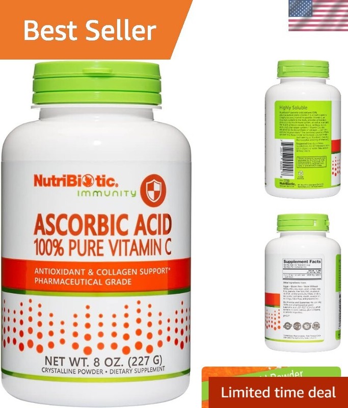 Powerful 8 Oz Antioxidant Vitamin C Supplement for Healthy Skin & Energy Support