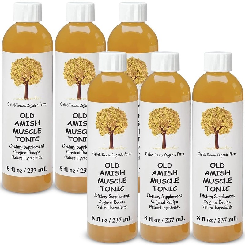 Old Amish Muscle Tonic (Formerly: Stops Leg and Foot Cramps) – 6 Pack
