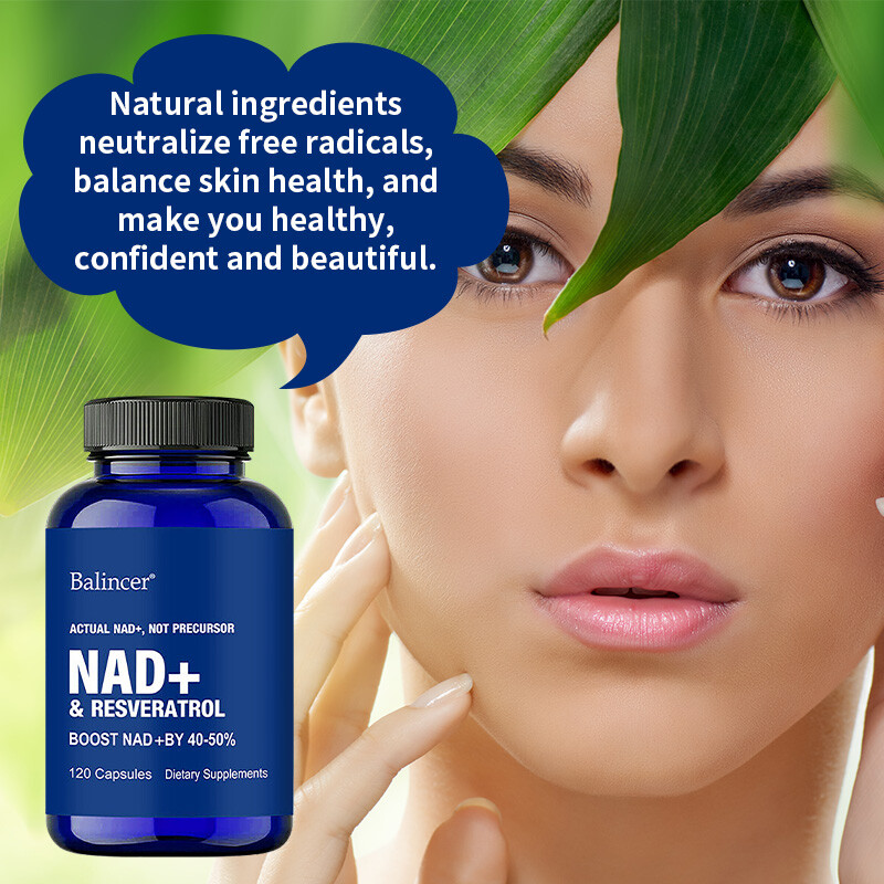 Nad+ Resveratrol 120 capsules - Improve metabolism and improve sleep gallery