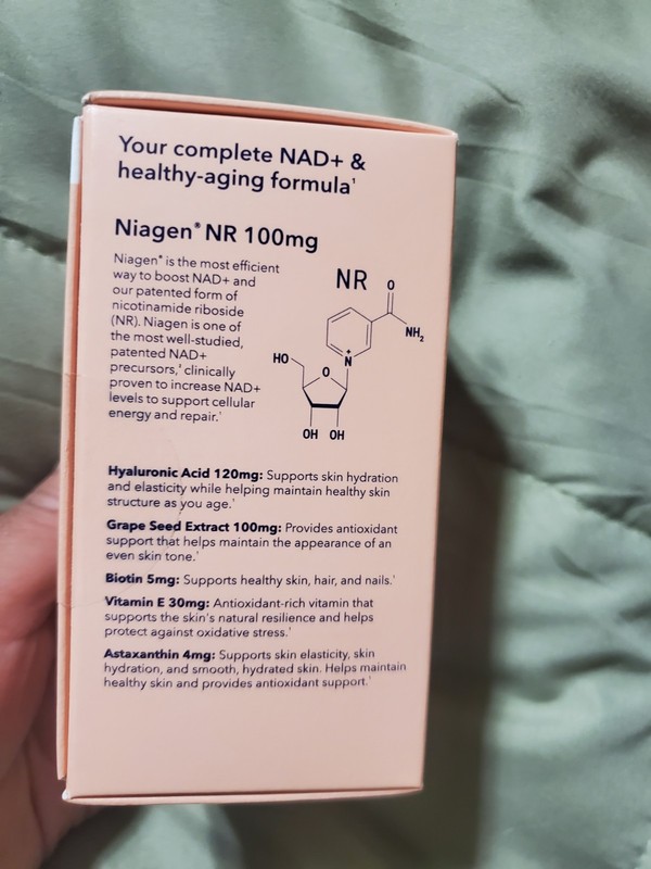 Tru Niagen Beauty, For Hair, Skin And Nails, 60 Capsules, New In Box gallery
