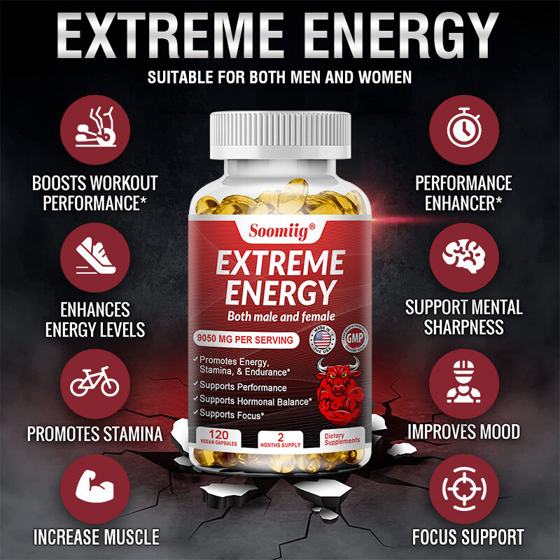 Boosts Workout Performance Supports Mental Sharpness Improves Mood 120 Pills gallery