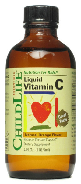 Lot of 2 ChildLife Liquid Vitamin C Natural Orange Flavor 4oz Each EXP 10/26