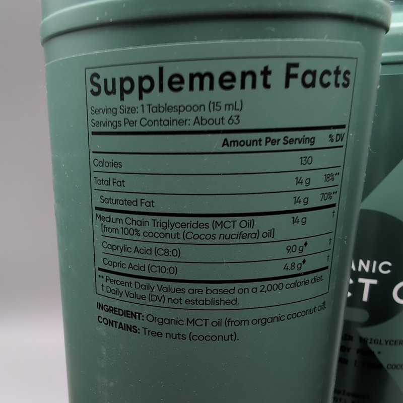 NEW SEALED 4 PACK MCT Oil Organic C8 + C10 by Sports Research Exp 2028 FREE SHIP gallery