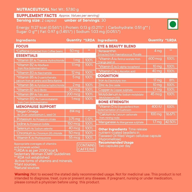 Slow Multivitamin for Women 50+ | 100% RDA of 23 Vitamins & Minerals, Antioxidan gallery