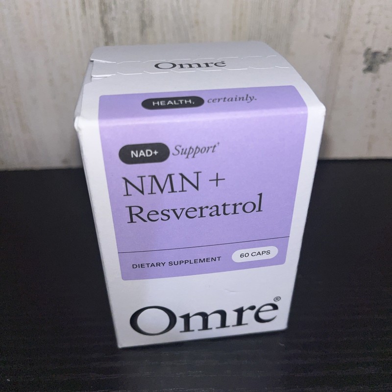 Omre Support Resveratrol Dietary Supplement 60 Caps – New Seal Exp. 10/2028