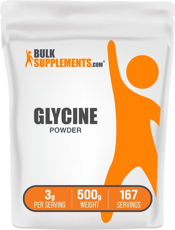 BulkSupplements Glycine Powder 500g – 3000 mg Per Serving