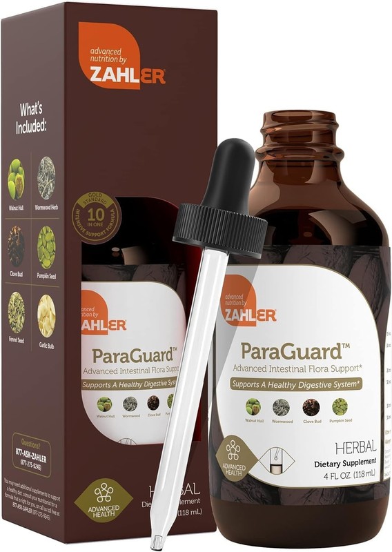 Zahler – ParaGuard Liquid Drops – Gut Health Supplement – 4 Fl Oz (Pack of 1)