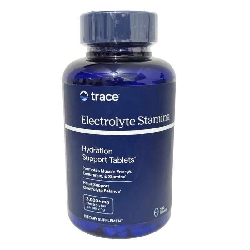 Trace Electrolyte Stamina Support Tablets 300 Tabs Exp 09/2027