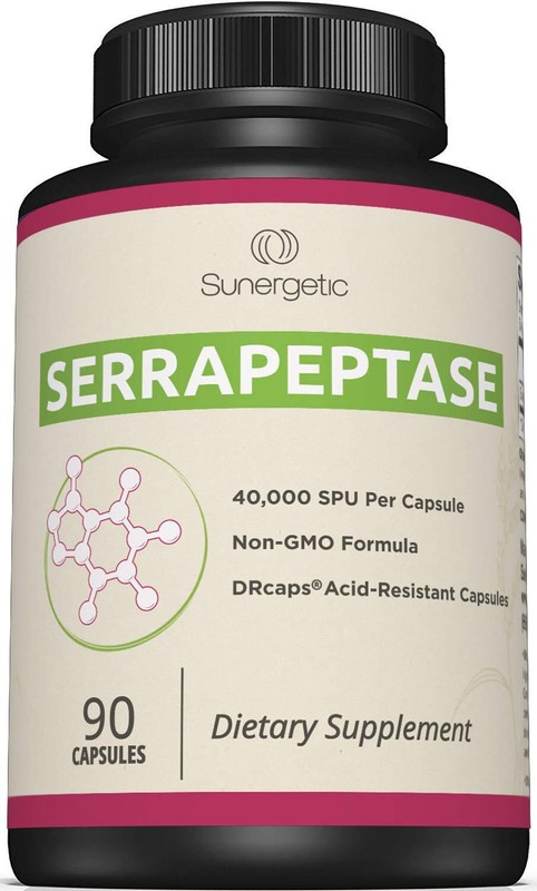 Premium Serrapeptase Enzyme Supplement – Helps Support Sinus Health – Powerfu…