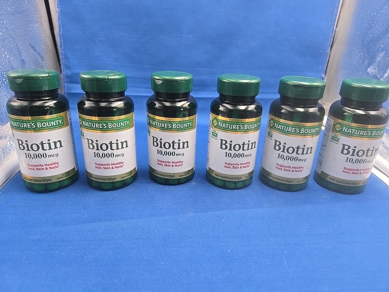 6 Bottles Nature’s Bounty Biotin Rapid Release Softgels 120 Ct 01/2028 Sealed