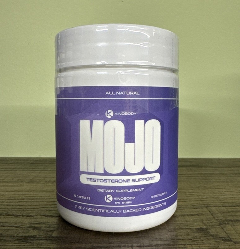Kinobody Mens Mojo Testosterone Support Supplement Booster NEW 30 Day