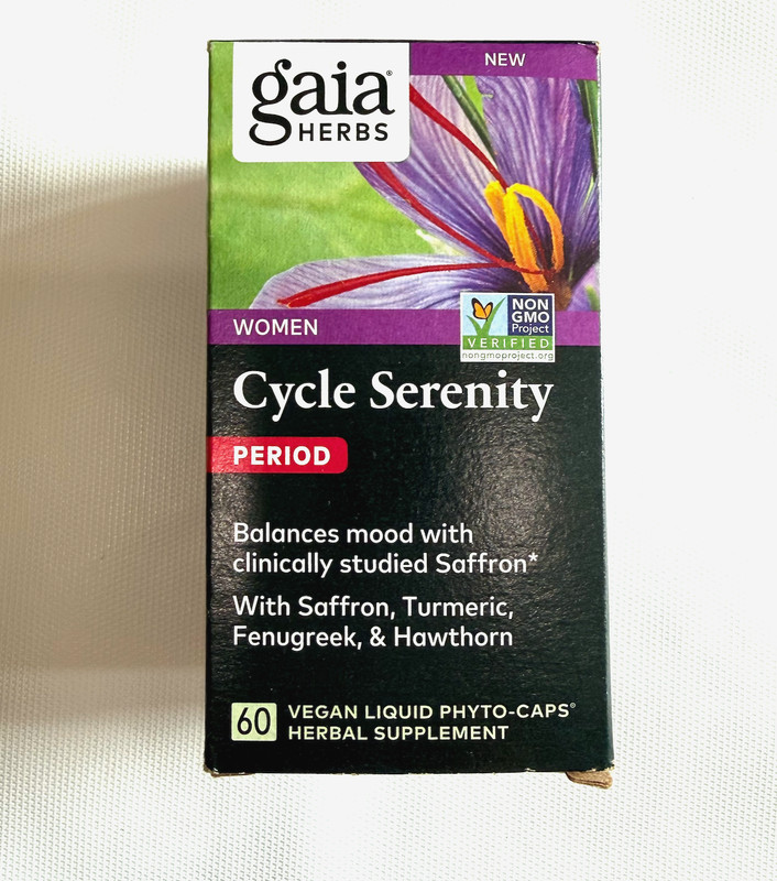 Gaia Herbs Women Cycle Support Period 60 Vegan Liquid Caps Non-Gmo Exp: 07/26 gallery